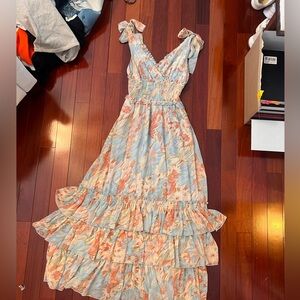 Petal and Pup Maxi Dress